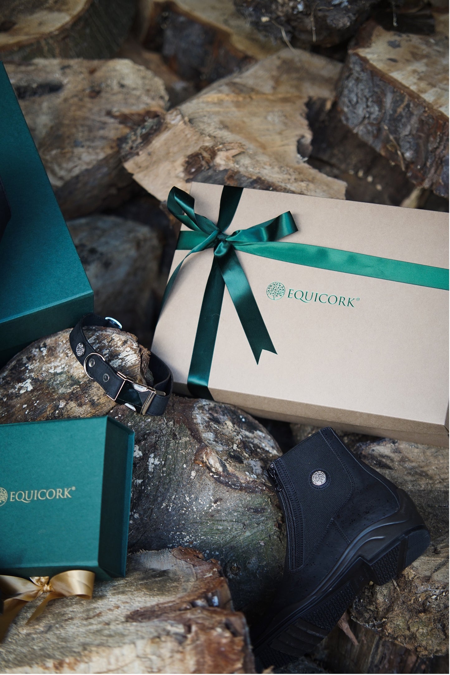 eco friendly Chelsea boots with eco packaging 